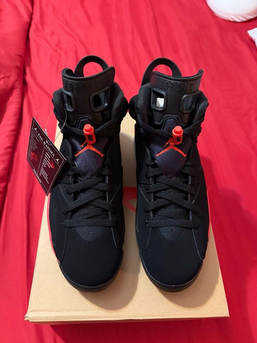 Nike Air Jordan 6 Retro 'Reverse Infrared' / 'Infrared Salesman' (CT8529-001) - Picture 3 of 10